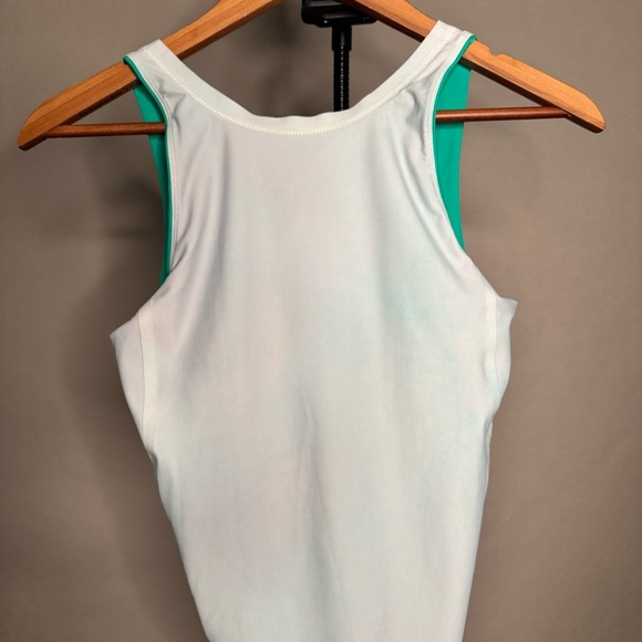 ADAY Reversible Vibrant Green / White One-Piece For the Win Swimsuit Size XS - Picture 7 of 16